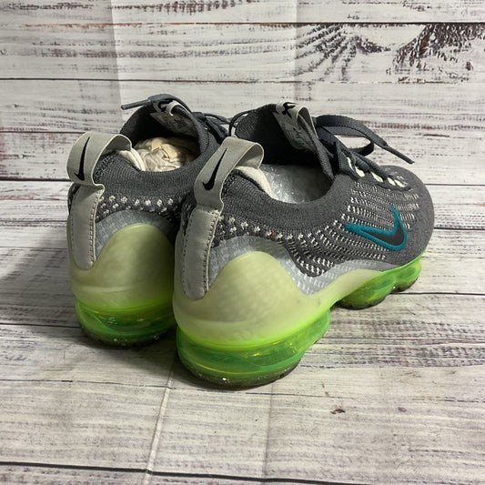 Nike VaporMax 2021 FK DB1550-009 Grey/Volt Sneaker Athletic Shoe Unisex Kids 5Y