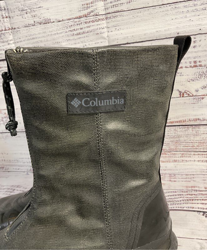 Men's Columbia Omni Heat Waterproof Rubberized Boots Size 10
