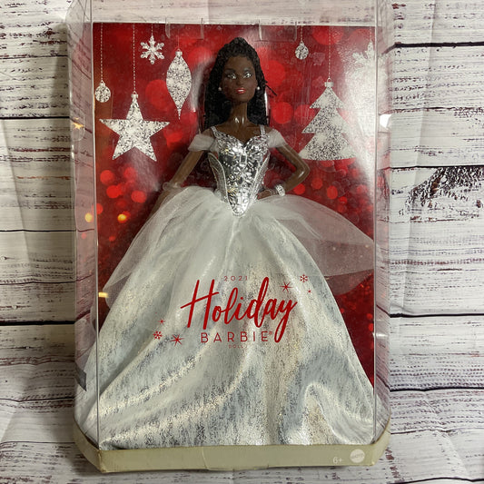 NEW UNOPEN Mattel BARBIE 2021 Holiday African Doll