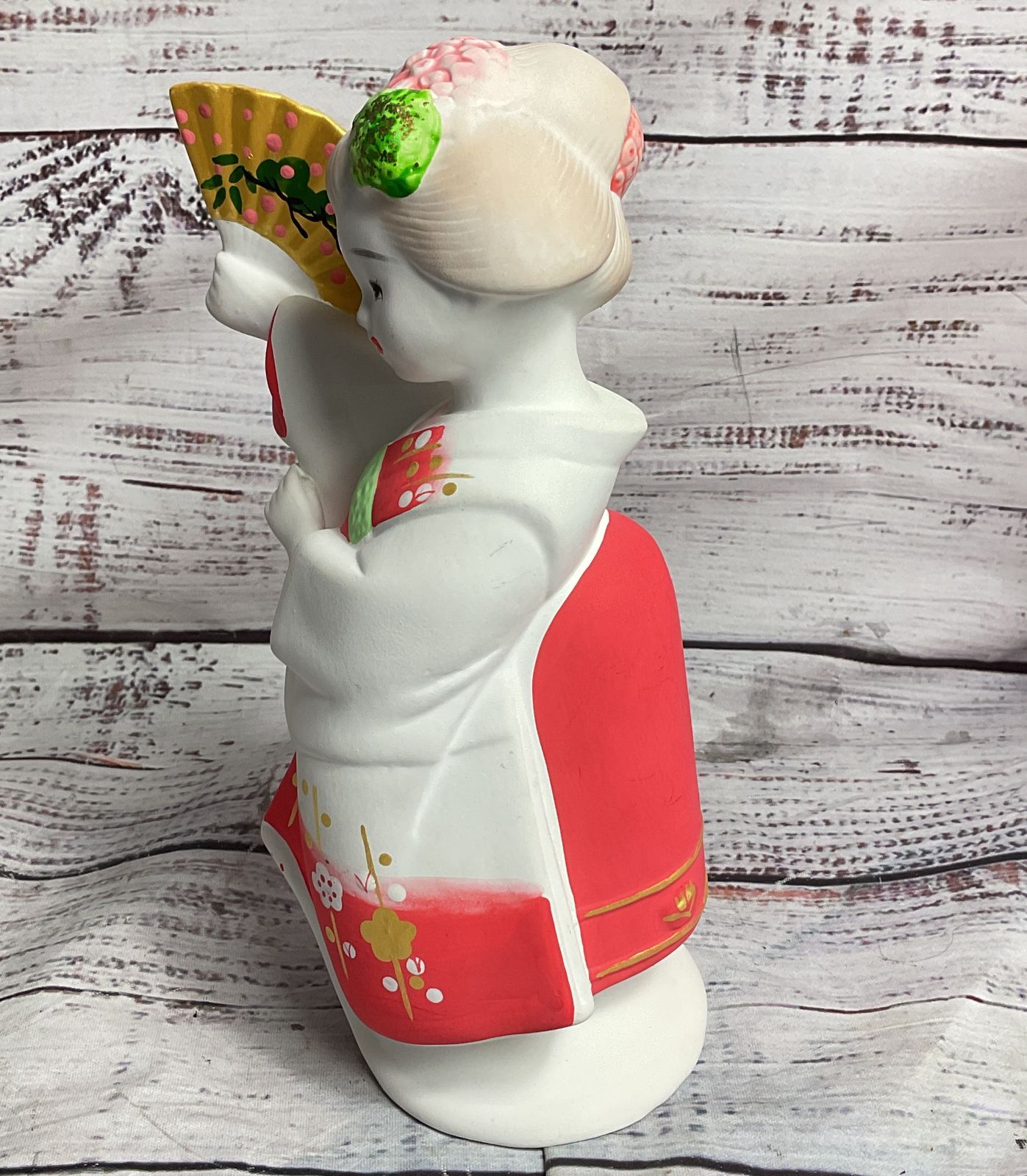 Vintage Geisha Japanese Kyoto Doll Figurines Set of 2