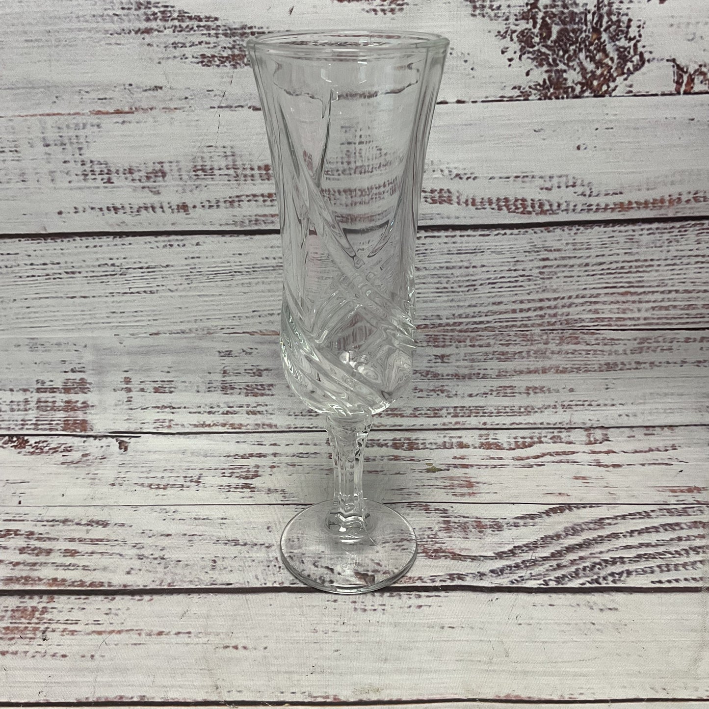 Odessa 2 Crystal Glass Champagne Flutes New Unused
