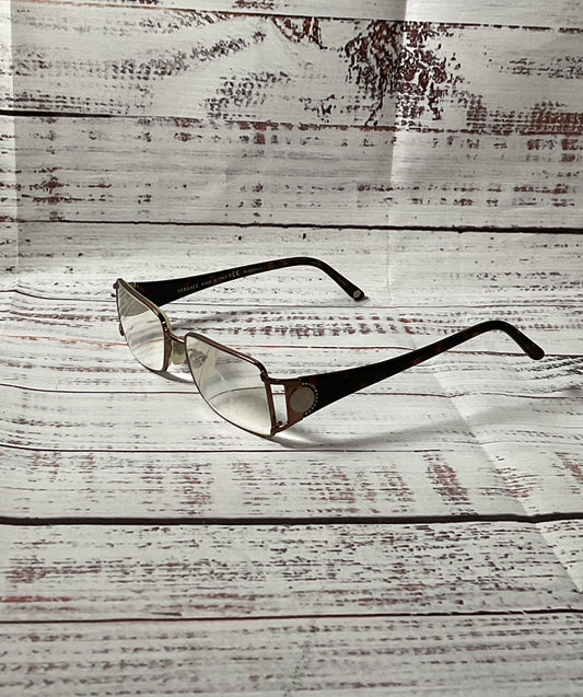 VERSACE MOD. 1142-B 1045 Tortoise Eyeglasses Frames Only Size 135 Italy