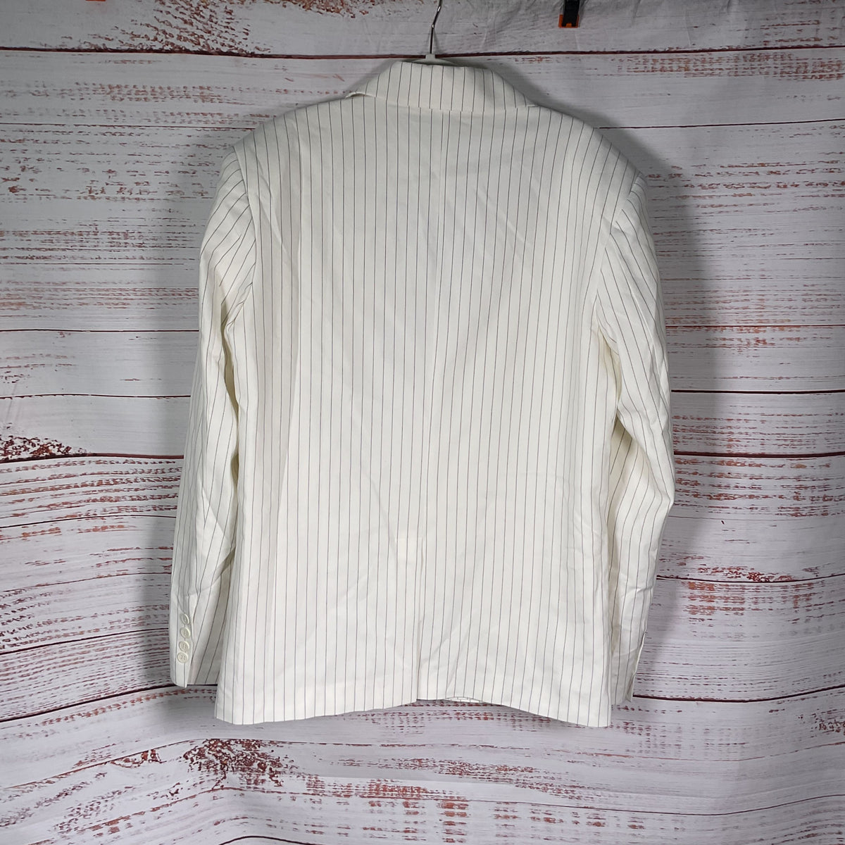 Salt Murphy White Pin Stripe Oversized Large Blazer Jacket - Size 36 New 2/2