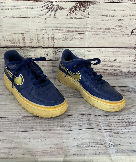 Nike Air Force 1'07 LV8 Sport Warriors Royal Blue Sneaker 5.5 Youth