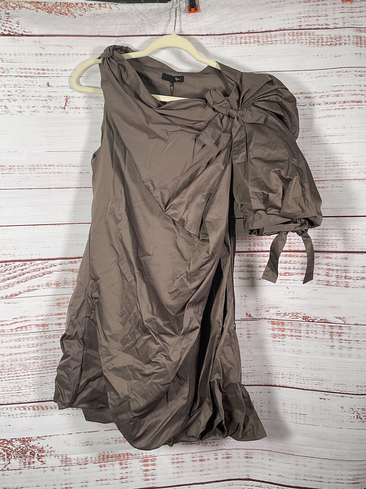 Ryu Brown One Sleeve Dress NWT - Size L