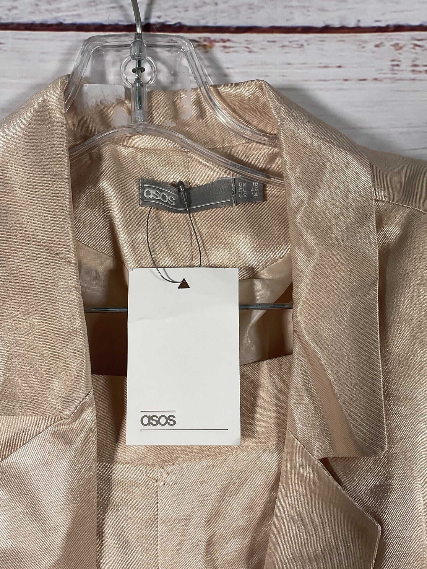 asos Rose Gold 2 Piece Suit - Pants-12 Jacket-14
