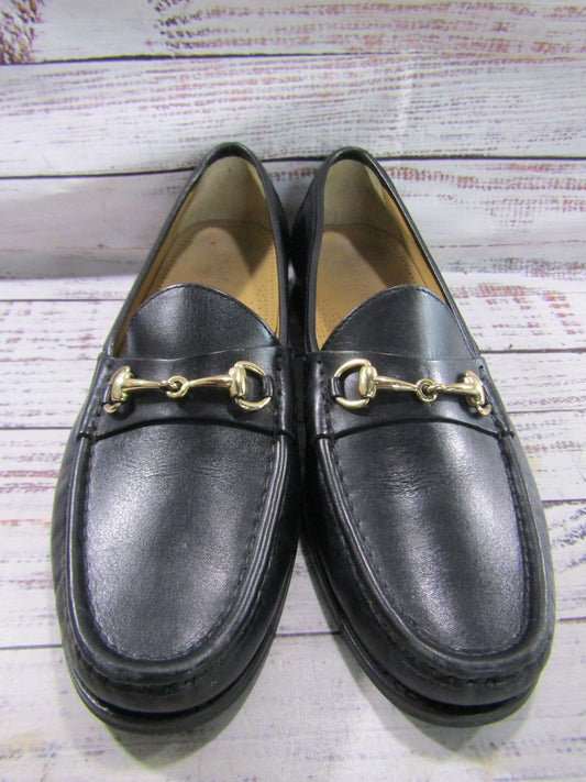 Cole Haan Ascot II Men's Black Leather Horsebit Loafers Size 8 C02498