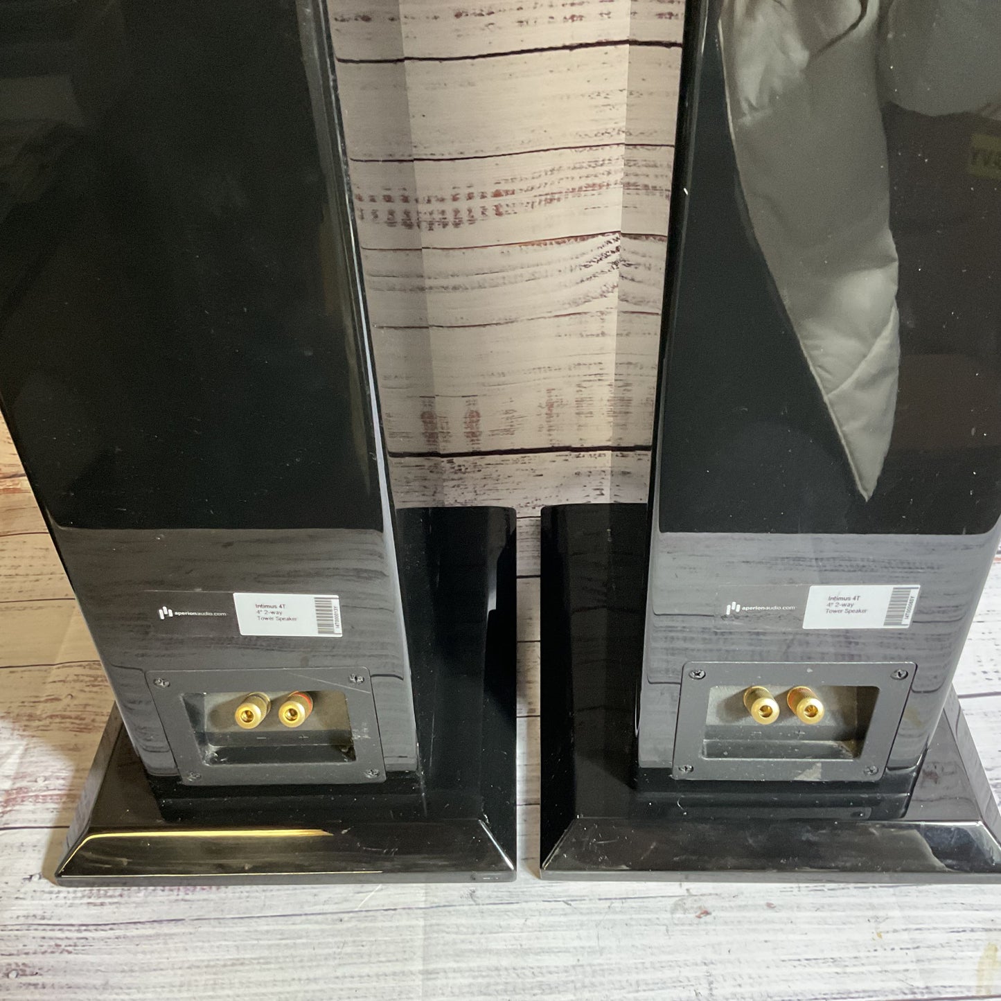 APERION AUDIO Intimus 4T 4" 2-Way Tower Speakers- WORKS GREAT!!!!!