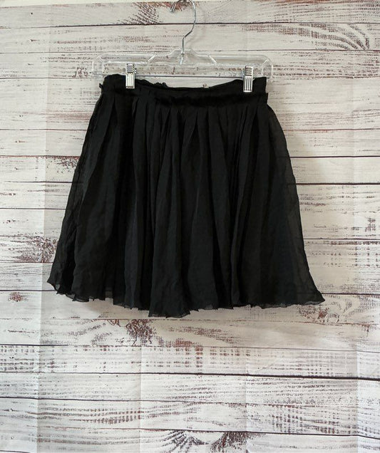 Women's Twenty8Twelve Black Silk Mini Skirt Size 4