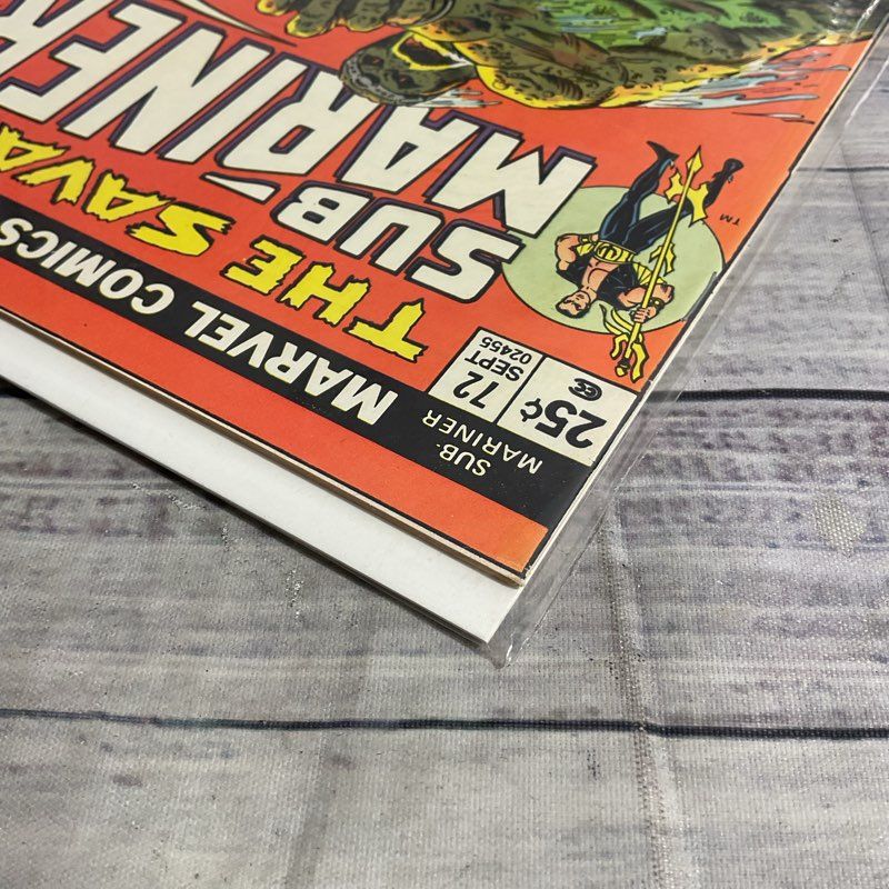 Lot Of 2 Vtg. Savage Sub Mariner #67 & #72 Marvel Comics Ungraded 1974