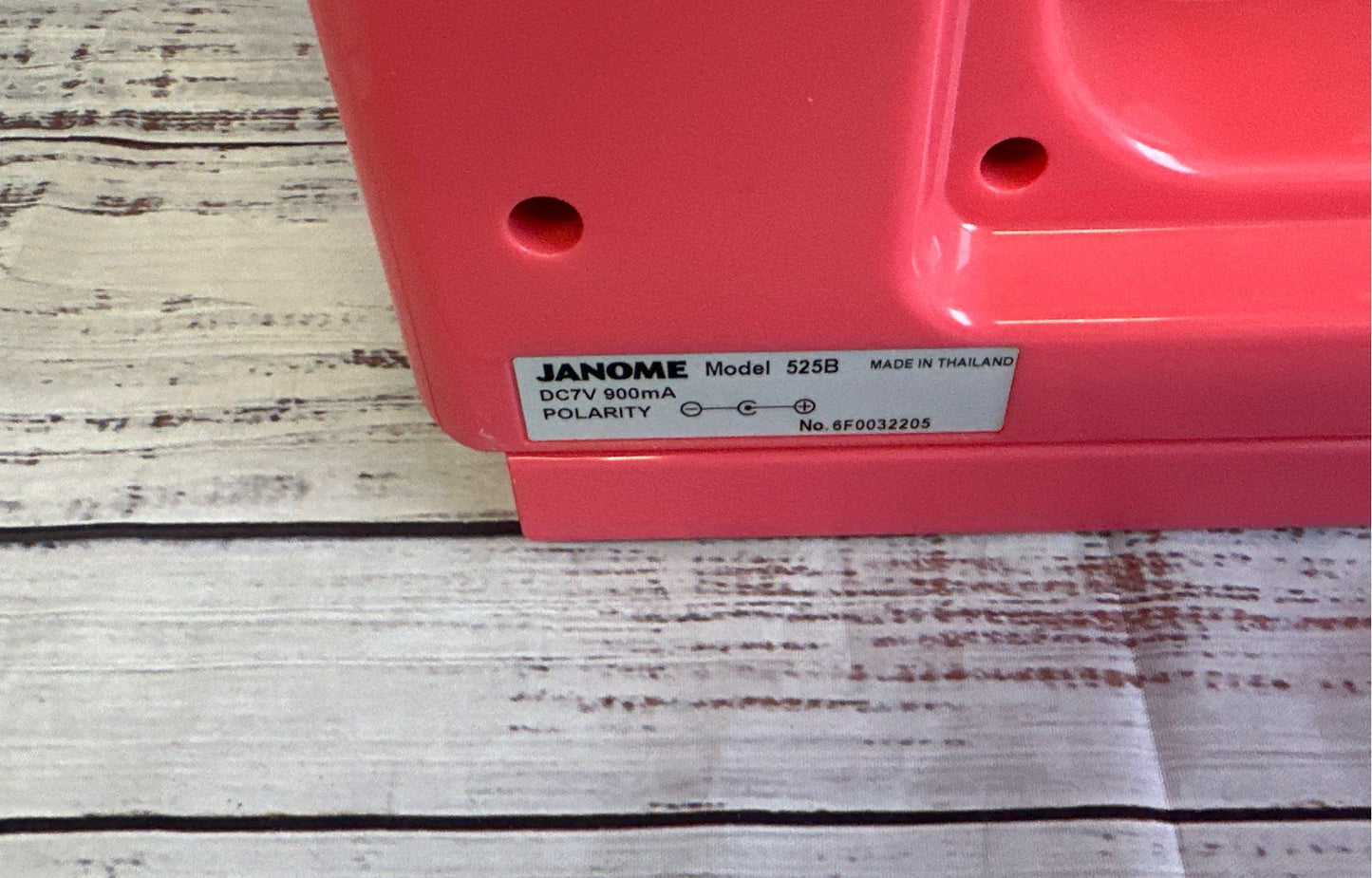 Janome Pink Lightening Sewing Machine Open Box Missing Power Cord