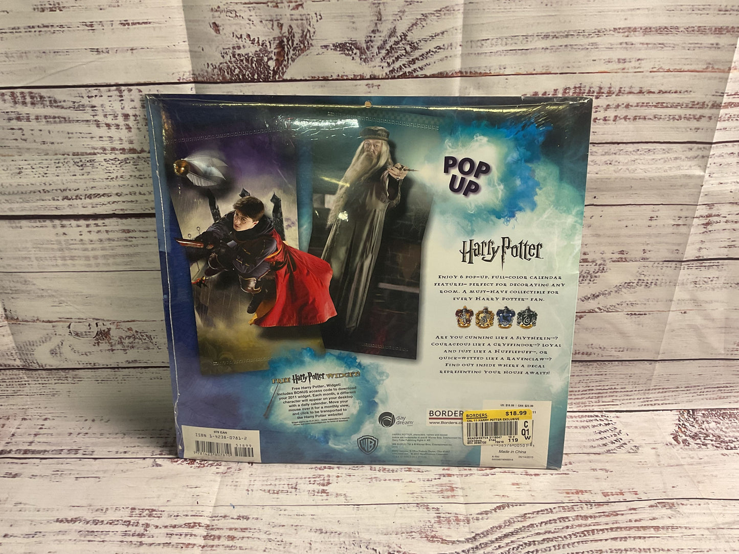 Borders Sealed Harry Potter Pop Up Calendar