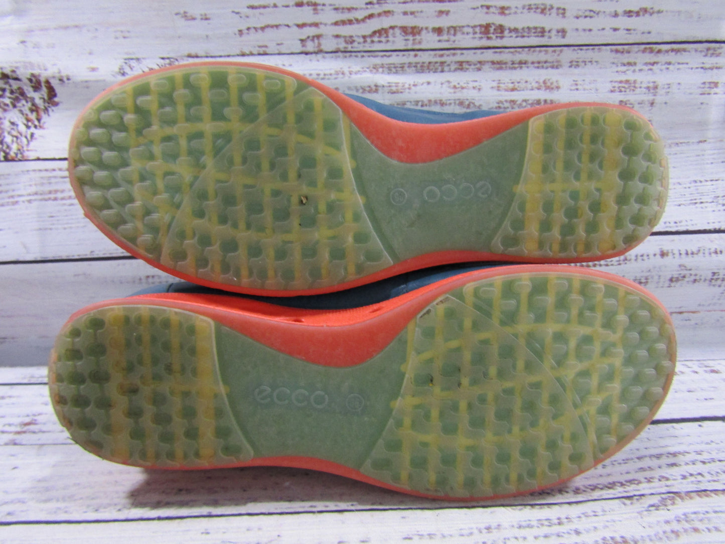 Ecco Cool Pro Women's Blue Leather Gore-Tex Waterproof Golf Shoes Size 6