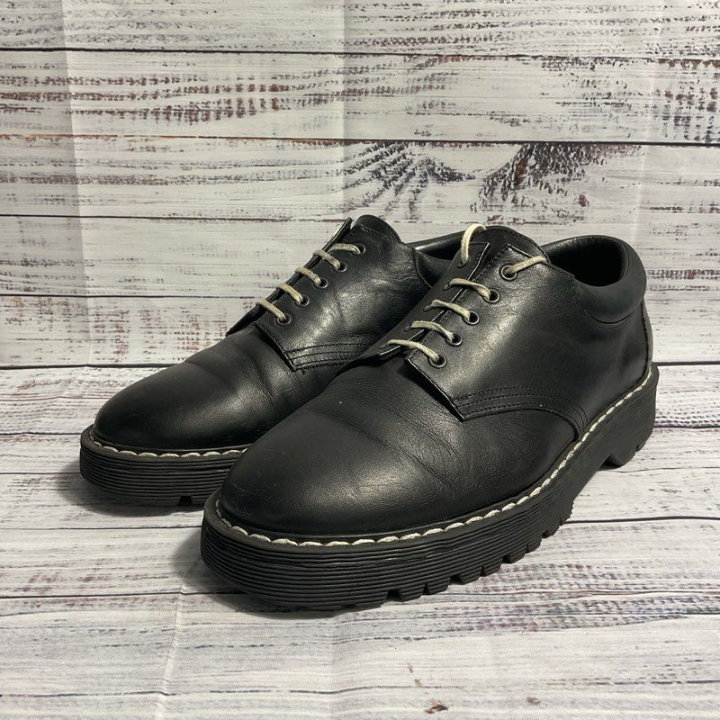 Sandro Black Leather Derby Ankle Boot Men's 8/Women's 9.5