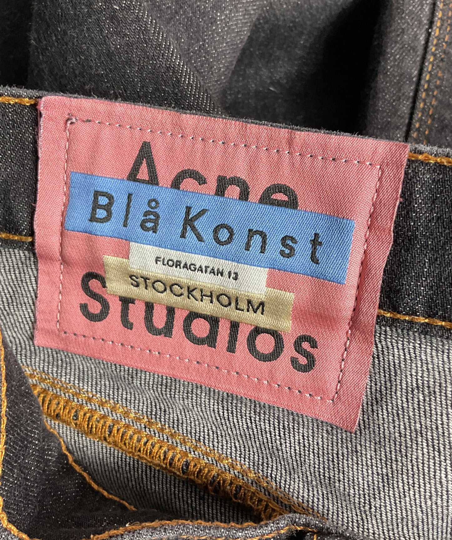 Acne Studios Bla Konst Jeans Max Washed Black 28