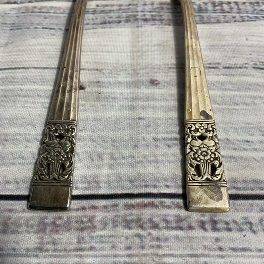 VTG. Oneida Community Coronation Silver Plate Flatware Set 5 Forks, 5 Spoons