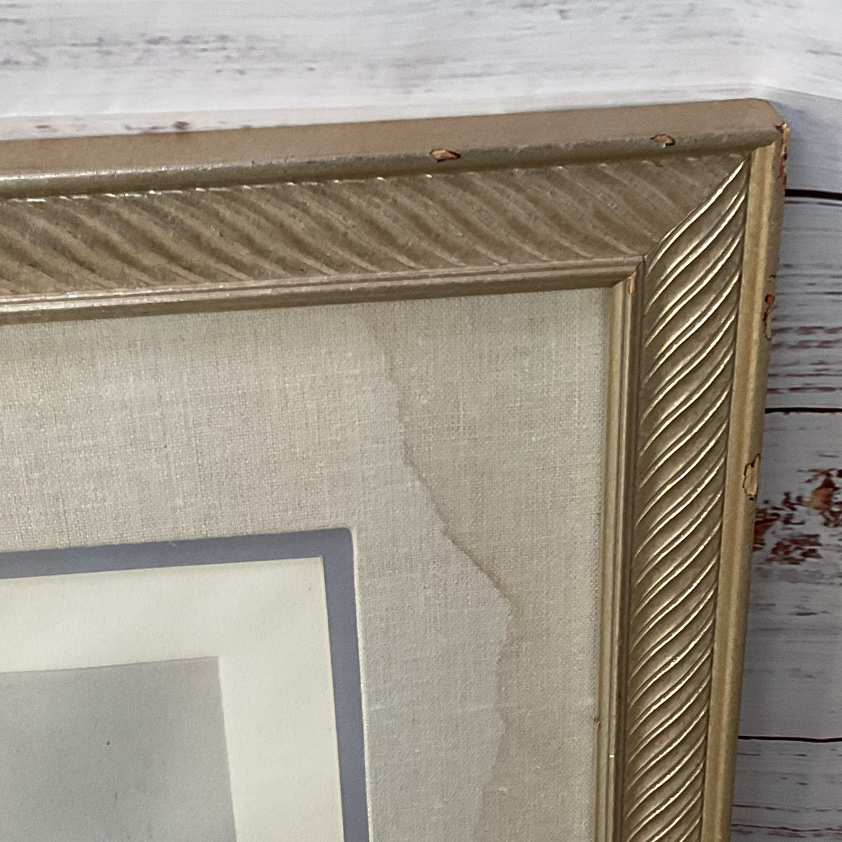 Signed VTG. 1/1 R. BAYELEY "Leaf Again" 2 Abstract Artwork- FRAMED 36.5" X 46"