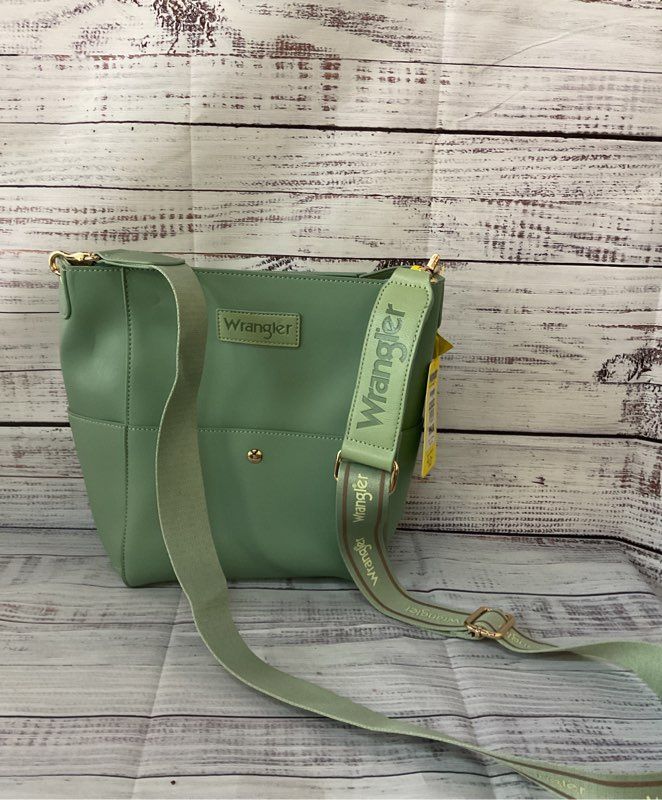 NWT Women's Wrangler Green Crossbody Handbag