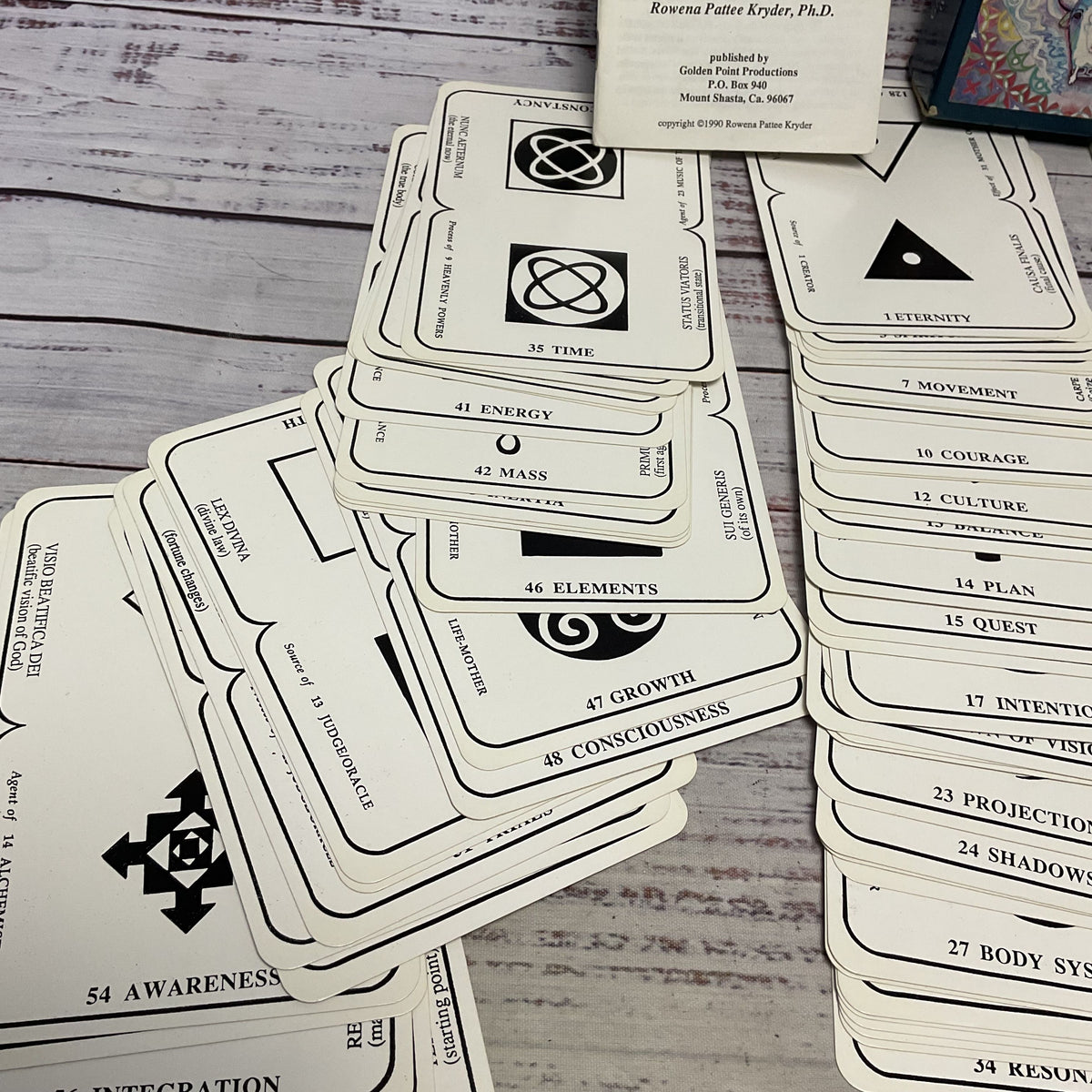 Gaia Matrix Oracle Cards Volume 1 Worlds, Major Arcana, And Symbols 112 Cards