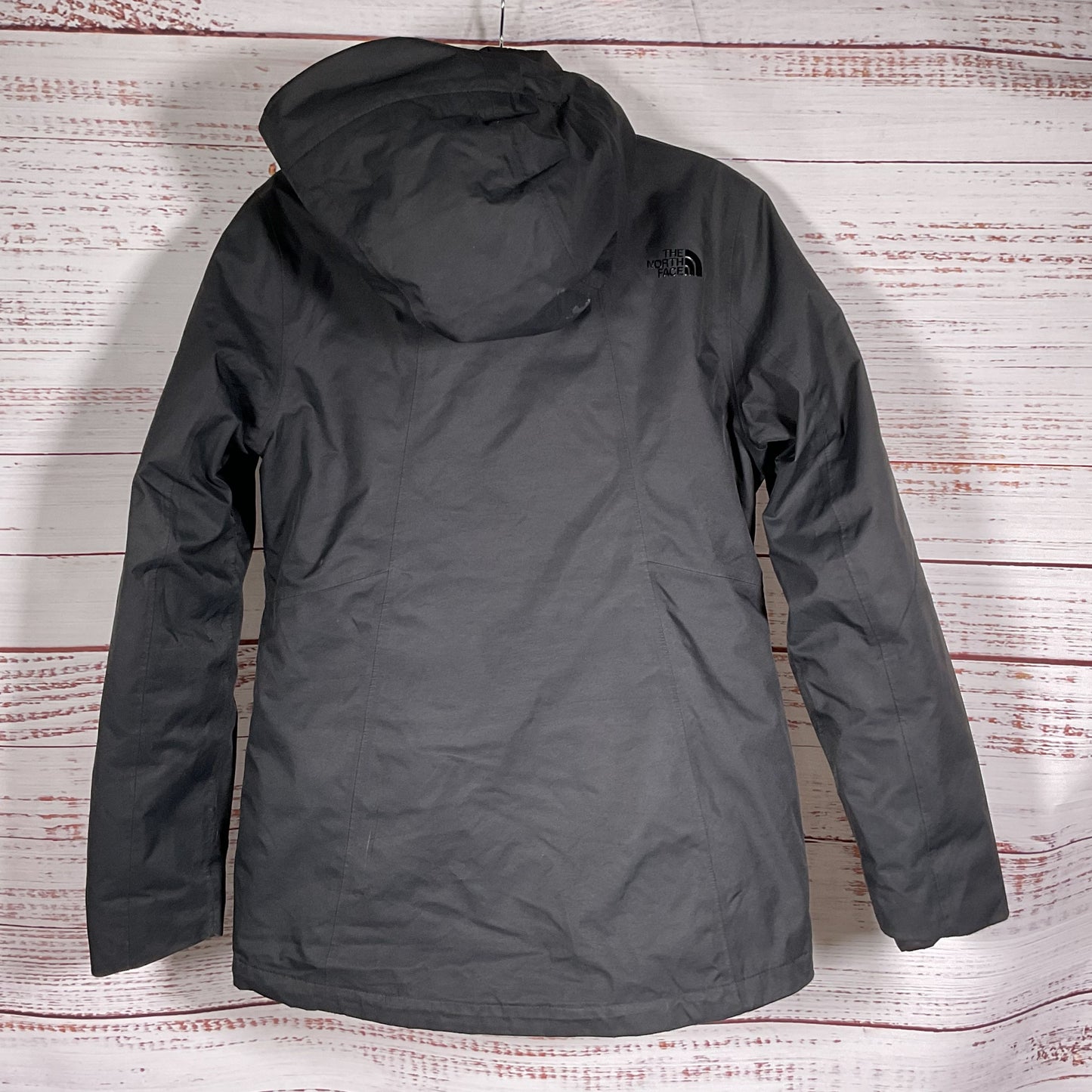 THE NORTH FACE Women's Black Removable Quilt Liner Hooded Jacket-SZ S/P