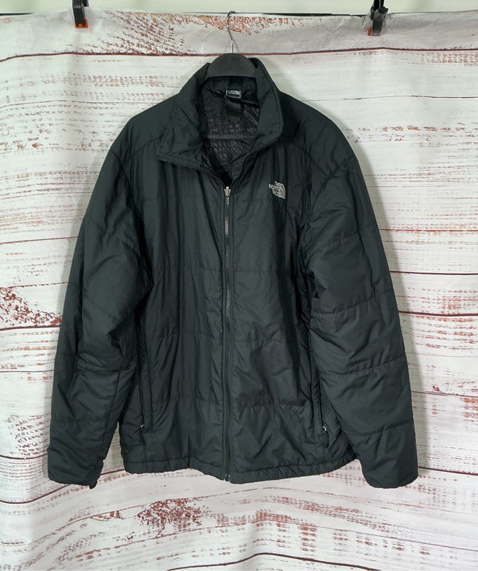 Men's The North Face Black Quilted Puffer Jacket Size XL