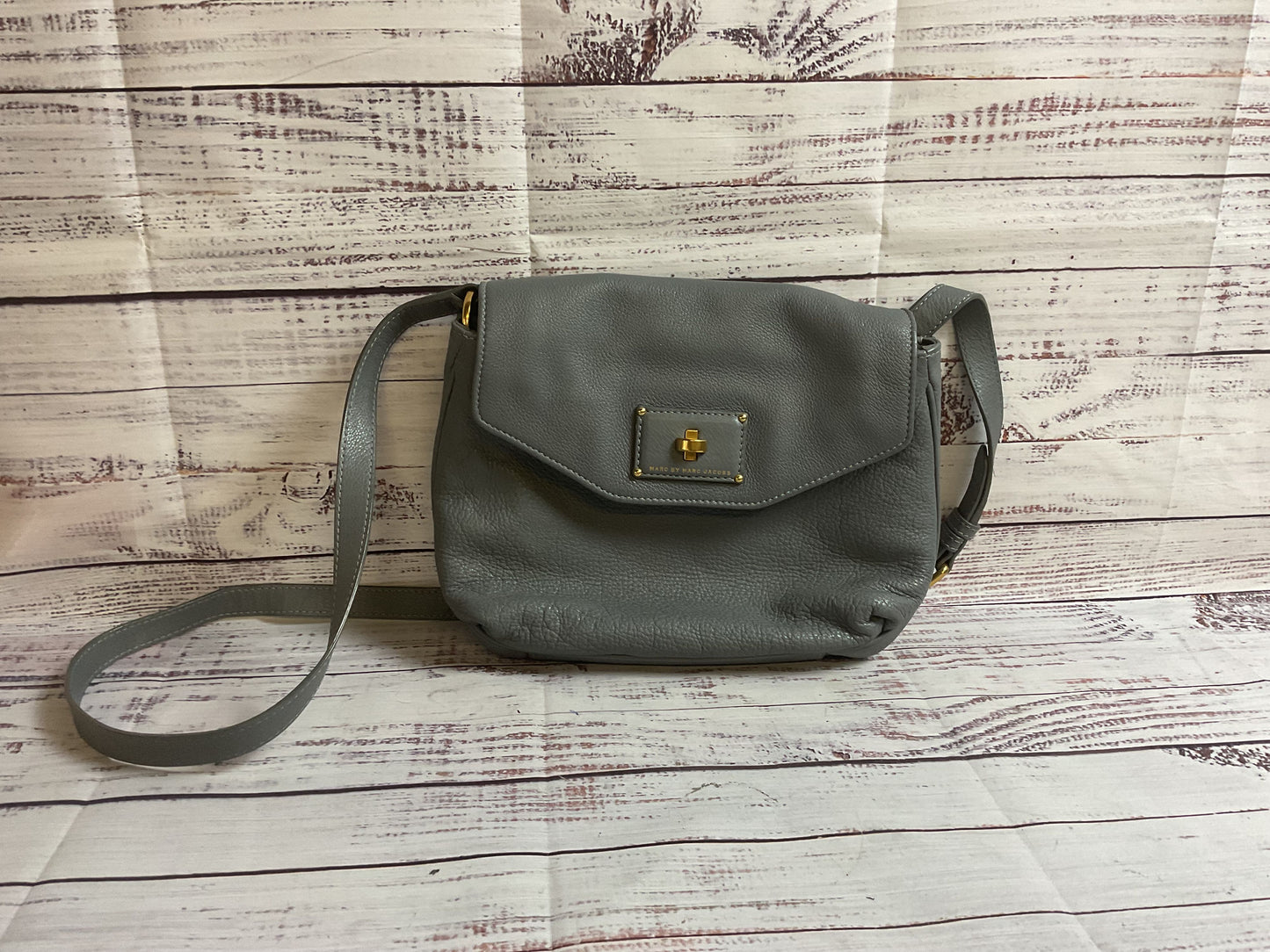 Marc by Marc Jacobs Les Zeppelin Gray Crossbody Purse