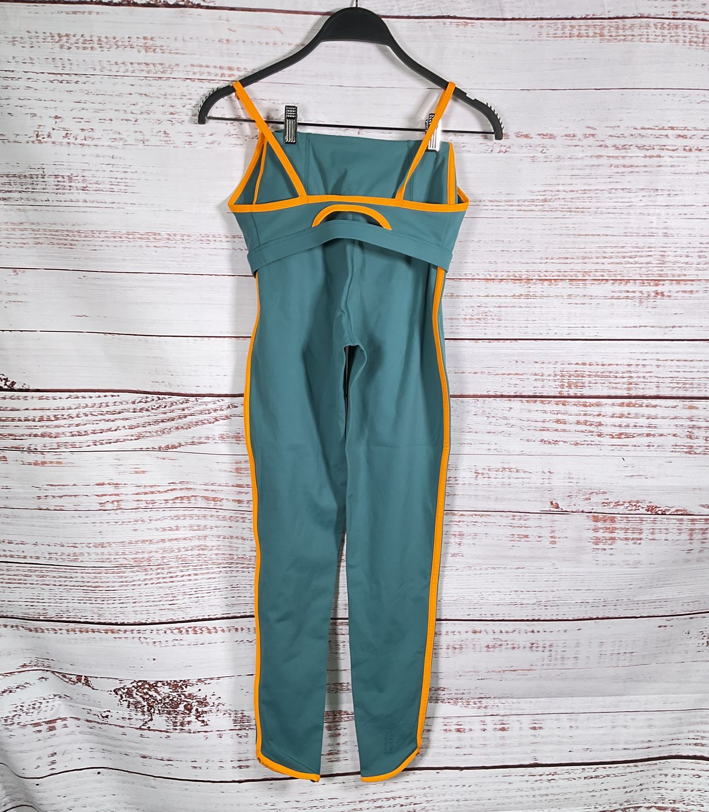 Spiritual Gangster Contrast Trim Workout Set Teal XS