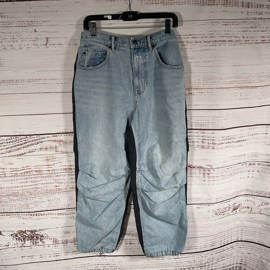 Alexander Wang T Hybrid Cargo Low Rise Loose Fit Jeans Women's Pants - Size 26