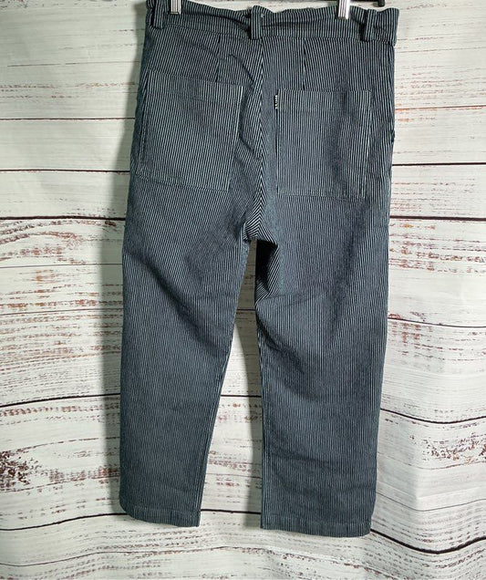 Women's Prairie Underground Blue Pinstripe Pants Size M