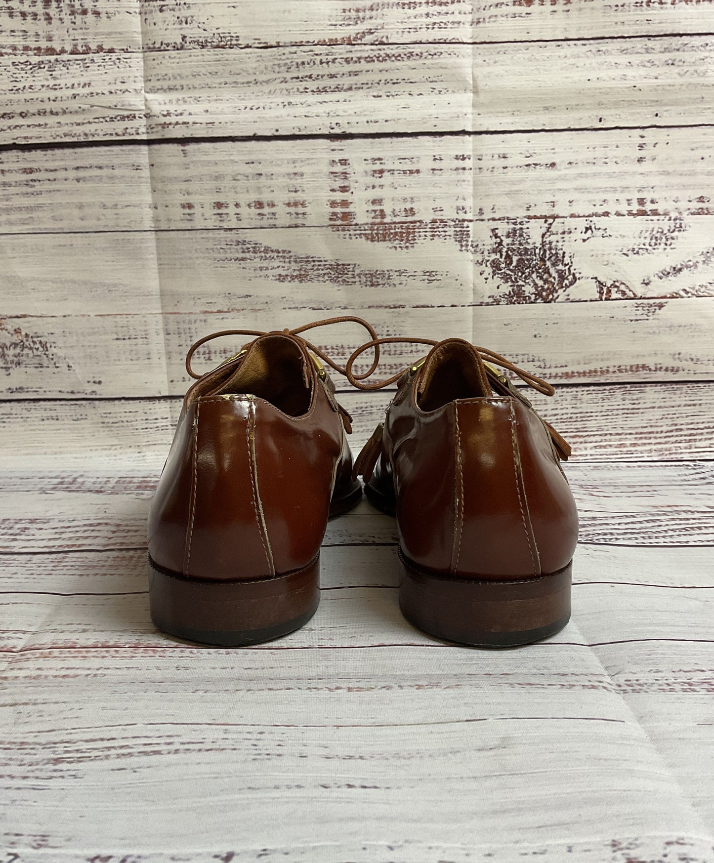 Emilio Franco Brown Loafer Pointed Toe Dress Shoe Men 7.5