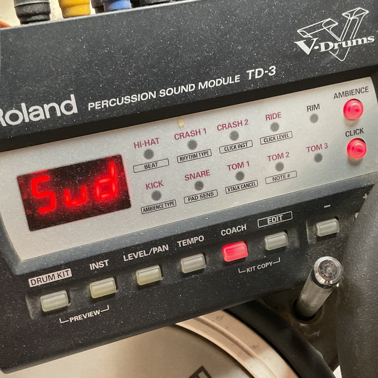 ROLAND TD-3 Electronic Drum Kit with Pedals- (WORKS!!!)