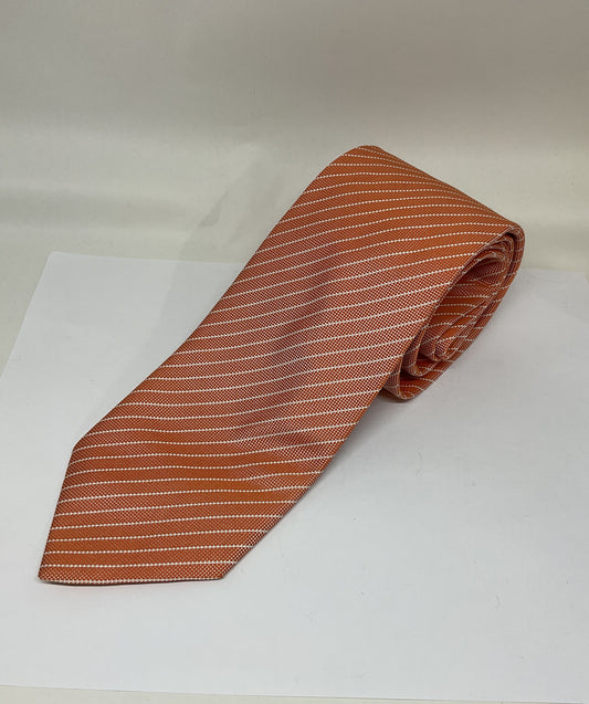Giorgio Armani Silk Stripped Tie Italy 3.5" Wide