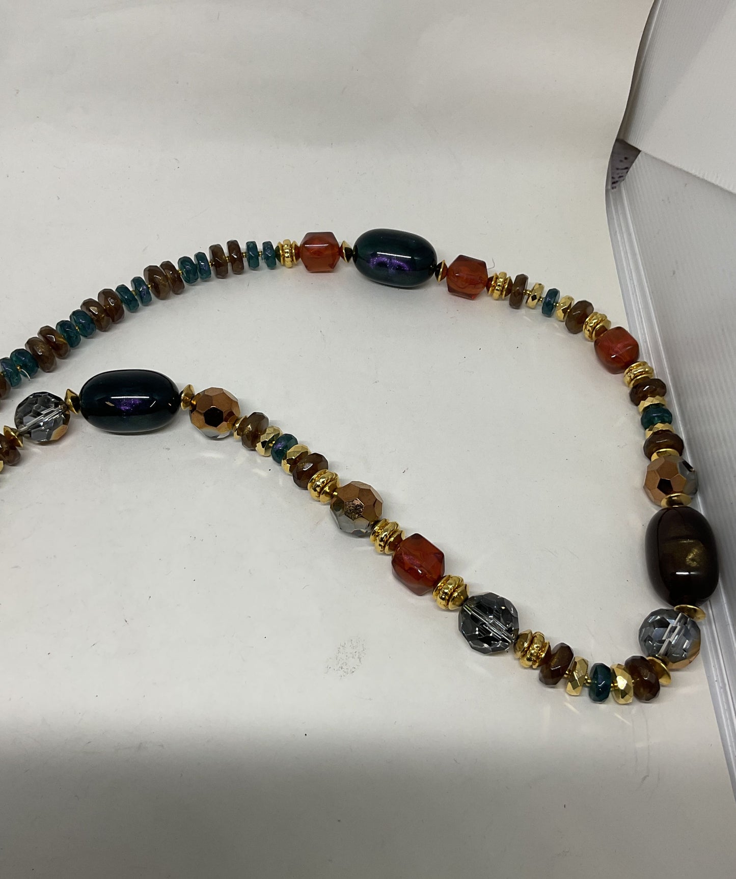 PONO Made in Italy Gold Tone Beaded Necklace