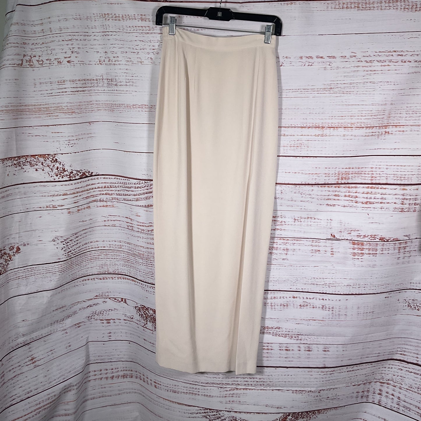 Daymor Couture Cream Beaded Sequin Jacket and Skirt Set- Size 4