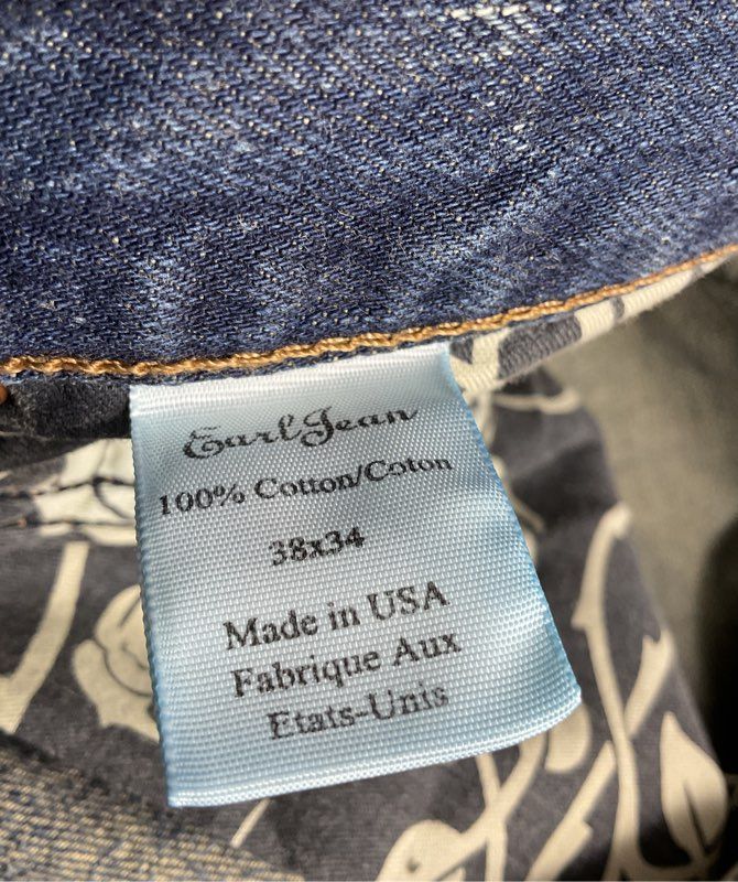 Earl Jean Men's 72 Boot Cut Jeans Blue 38/34