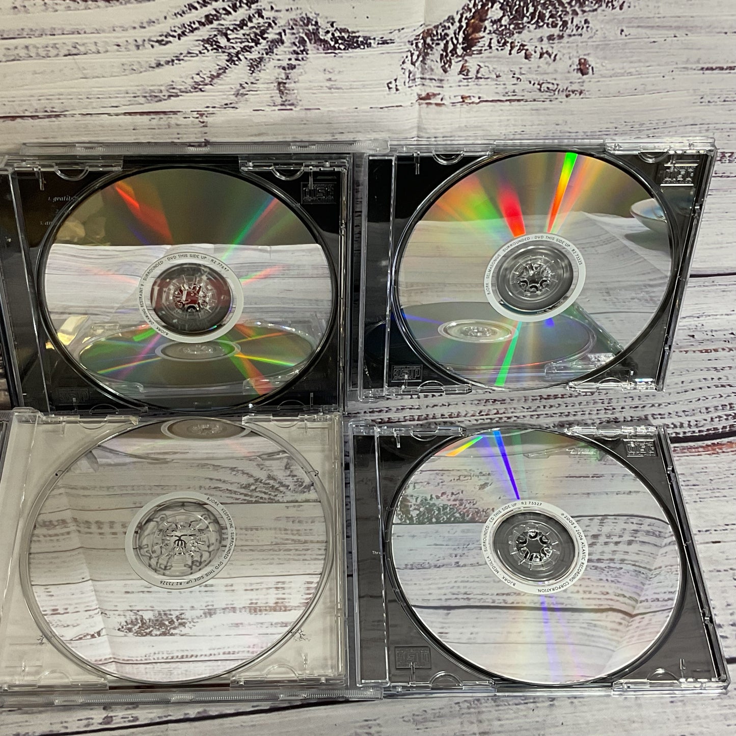 RHINO Björk: Selmasongs, Vespertine, Drawing, Restraint, Medulla CD's