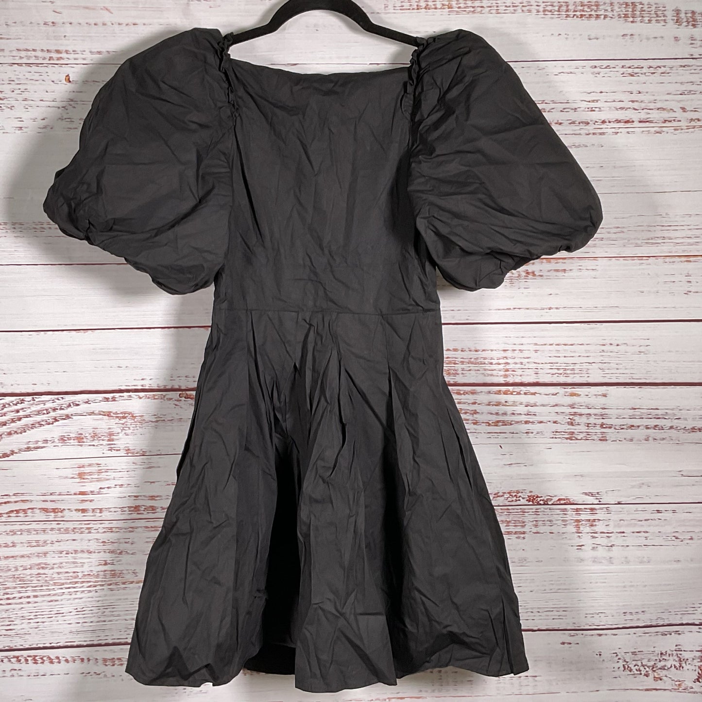 NWT MOON RIVER Black Puffy Sleeve Women's Short Dress- SZ XS