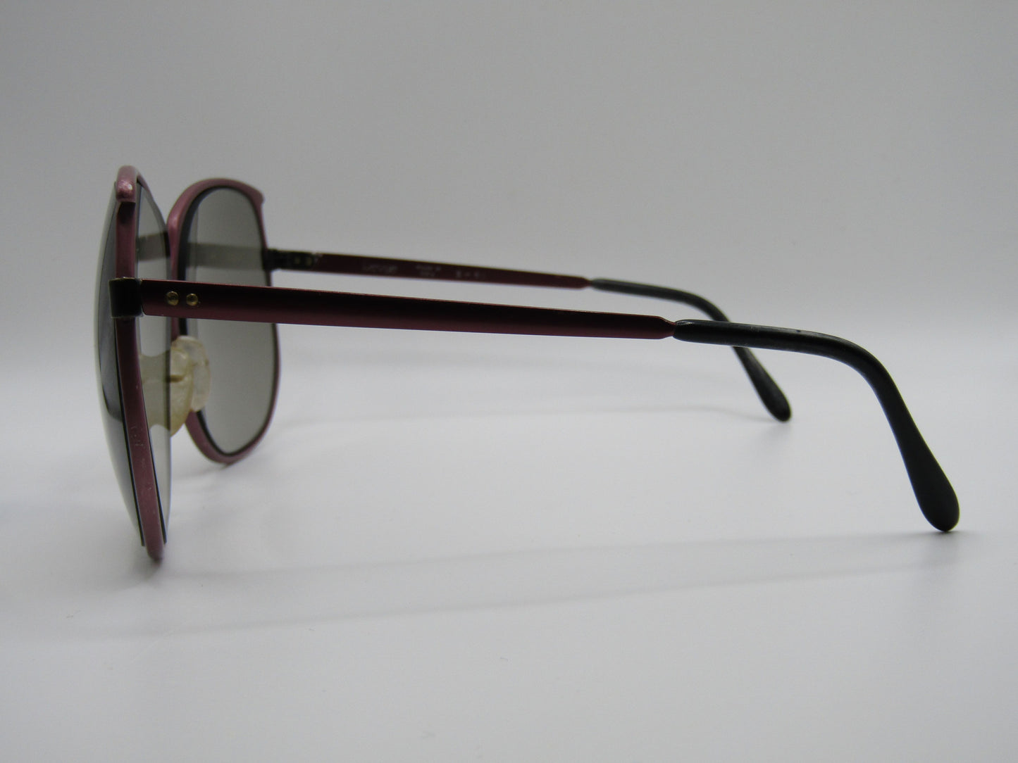 Vintage Revue Women's Oversized Purple Eyeglasses Frame Made in Italy