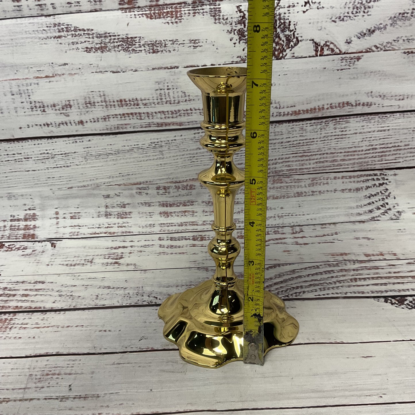 Baldwin Brass Historic Deerfield Collection Polished Brass Candle Stick 7"