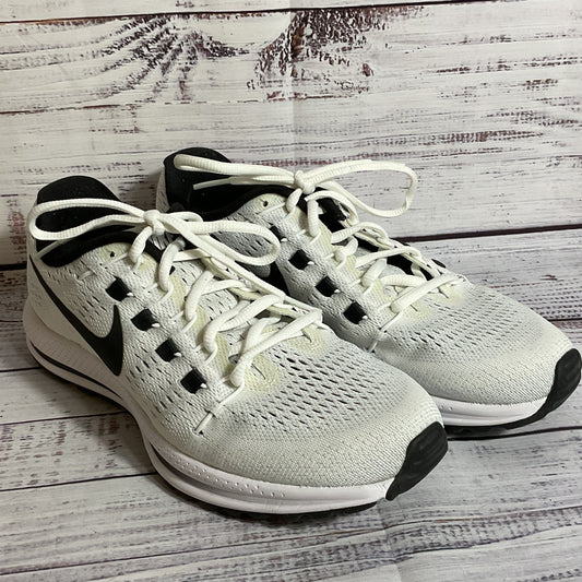 NWOB NIKE Air Zoom Vomero 12 #863766-100 Women's White Running Shoes- SZ 8