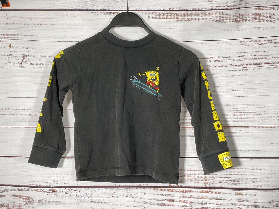 NWT STELLA MCCARTNEY Sponge Bob Boys Long Sleeve T-Shirt- SZ 4