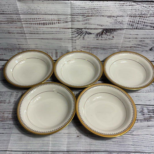 Set Of 6 VTG. 1972 Edinburgh Noritake 7146 Japanese Porcelain 7" Cereal Bowls