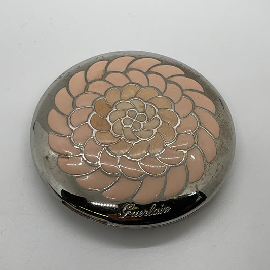 GUERLAIN Silver Tone Meteorites Voyage Makeup Refillable Compact Case