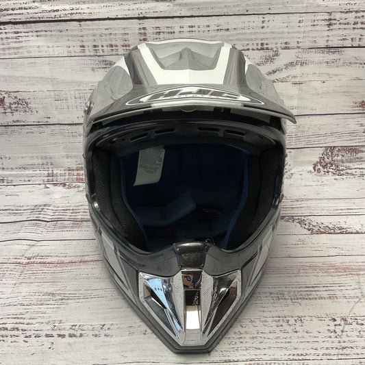 HJC Black White Silver AC-XOne Motocross Motorcycle Dirt Bike Helmet