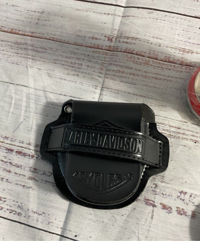 Harley Davidson Sportster Precision Pocket Watch & Eagle Stand By Franklin Mint