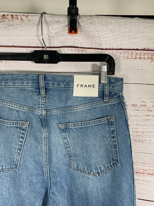 Frame Atelier of Denim Le Jane Crop Daylight Pearl Women's Size 28