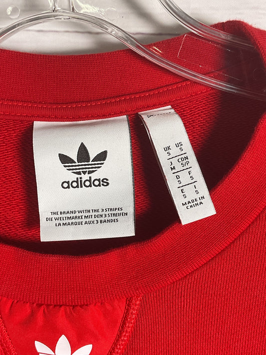 adidas Red Cny Pullover Crewneck with Cargo Pockets - Size S