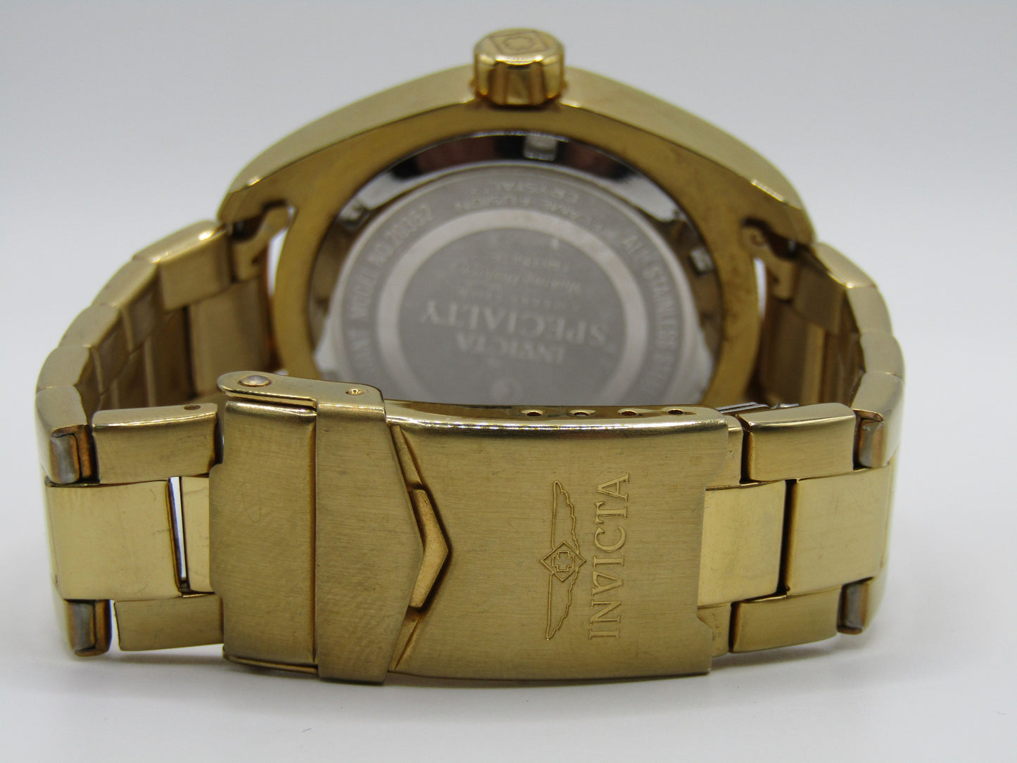 Invicta Specialty Women's Gold Tone MOP Quartz Watch 20352