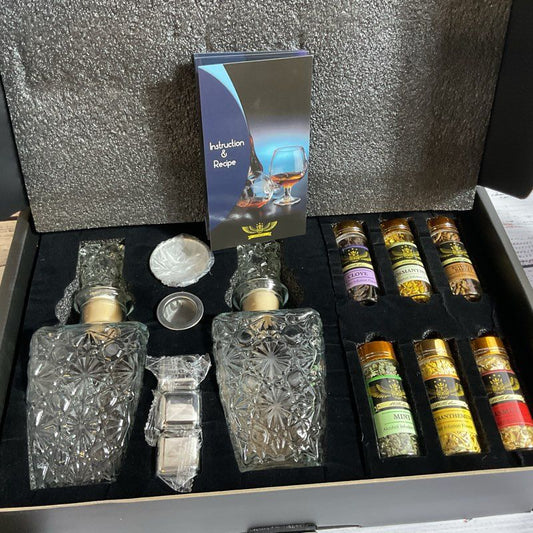 NEW WILLSCOO Alcohol Infusion Kit with Two Decanters