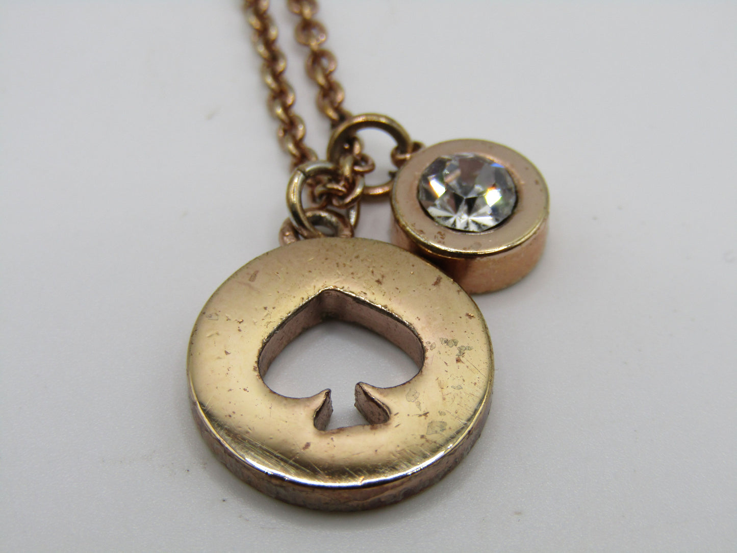 Kate Spade New York Spot the Spade Gold Plated Pendant Necklace